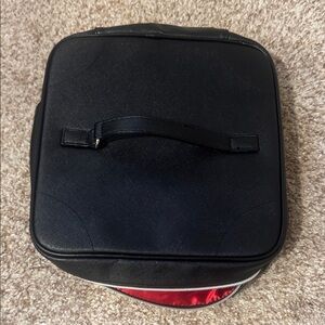 Lancome Black Cosmetic Bag with Red Accents